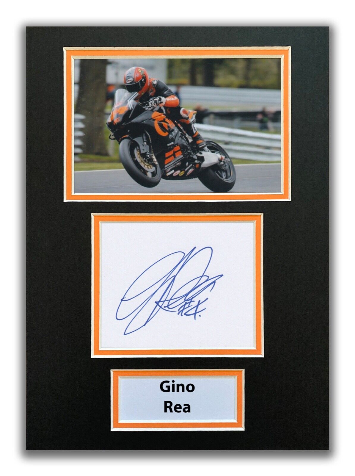 GINO REA HAND SIGNED A4 MOUNTED Photo Poster painting DISPLAY - BSB - AUTOGRAPH 1.