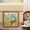 Diamond Painting Special Shaped Drill Plant With Frame(22x22 CM)