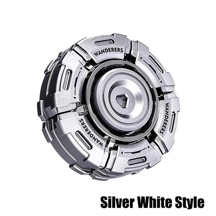 Stainless Steel Mecha Fidget Spinner slivor