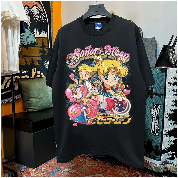 Pure Cotton Sailor Moon Tsukino Usagi T-shirt weebmemes