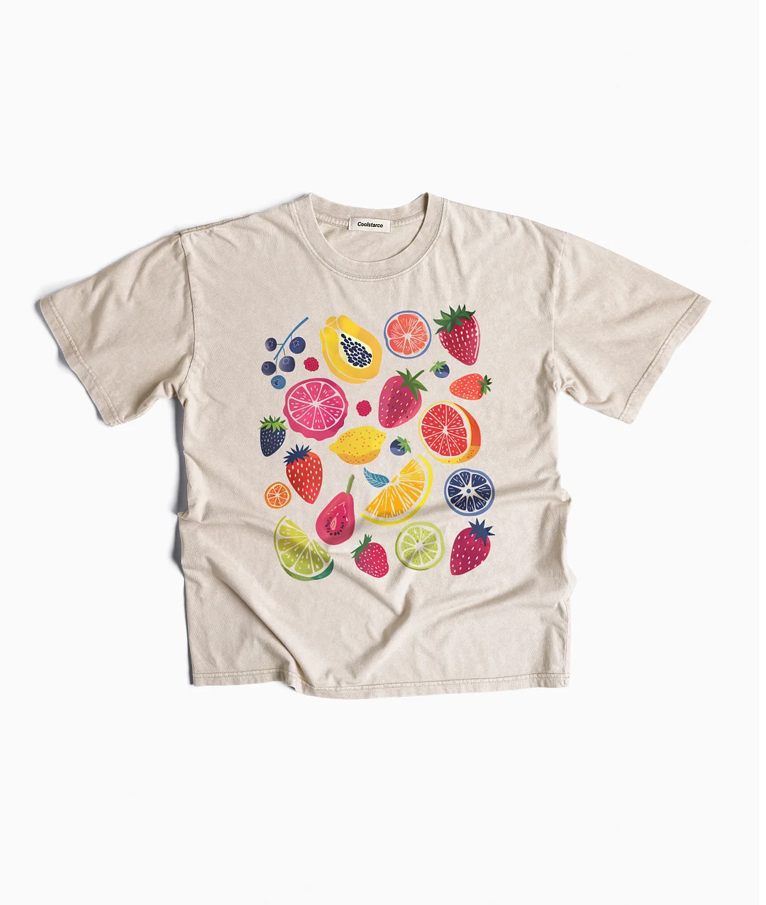 Cute Fruit Washed T-shirt