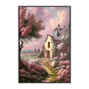 【Limited Stock Sale】(Big Size) Pink Fantasy Castle - 11CT Stamped Cross Stitch 50*75cm/19.69*29.53in