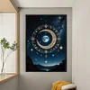 Moon-14CT Stamped Cross Stitch 40*60cm