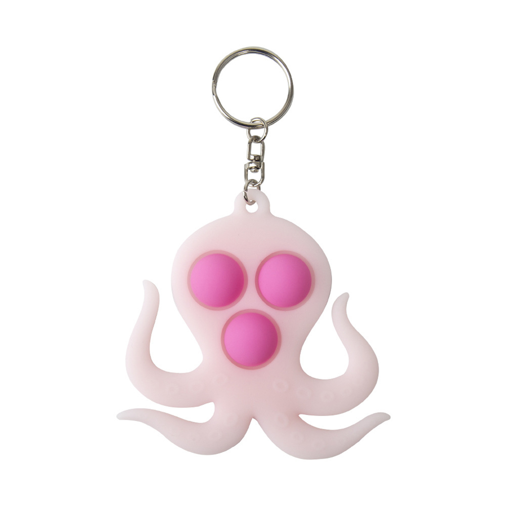 

Octopus Pink - Keychain Pendant, 501 Original