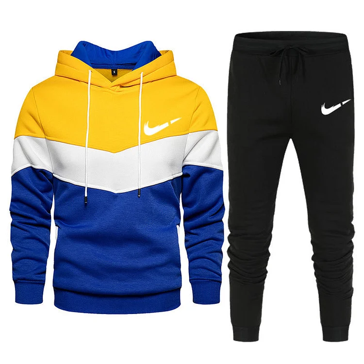 Unisex Sweater Suit Hoodie Sports Two-piece Set