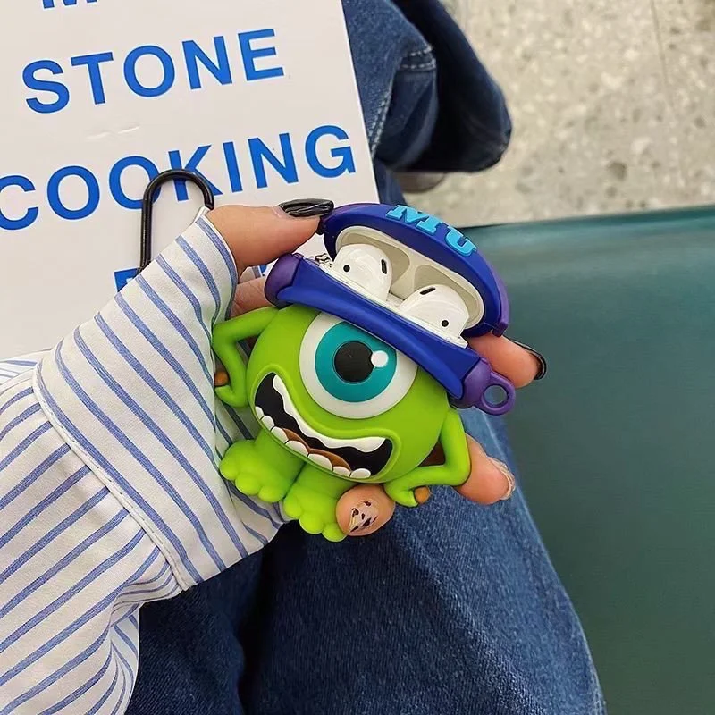 Green Cartoon AirPods Case