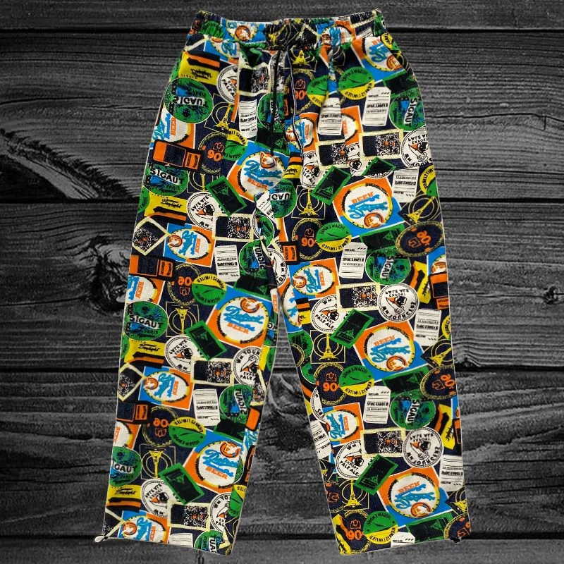 Hip-hop personality printed sports trousers