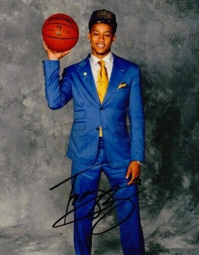 Trey Burke Signed - Autographed Utah Jazz 8x10 inch Photo Poster painting - Wolverines