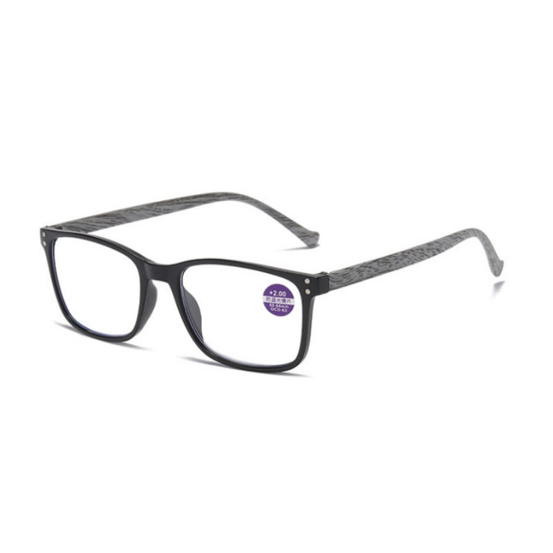 Gamechancemagic Fashion Square Reading Glasses Men Business Anti Blue Light Presbyopic Eyeglasses for Women Computer Eyewear +1.0 +1.5 +2.0 +2.5