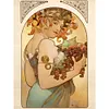 uk.everydayedeals (Limited Stock)Diamond Painting - Full Round - Mucha Girl