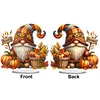 Diamond Painting Acrylic Single Sided November Gnome Ornaments Tabletop Home Office Decor