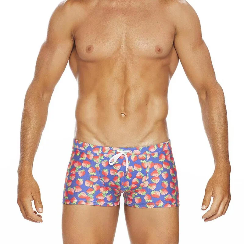 Aonga 2023 Men Swimwear  Male Swimming Briefs Underwear Quick Drying Men Underwear Pad Swimsuit Male Swimming Trunks Men Speedo