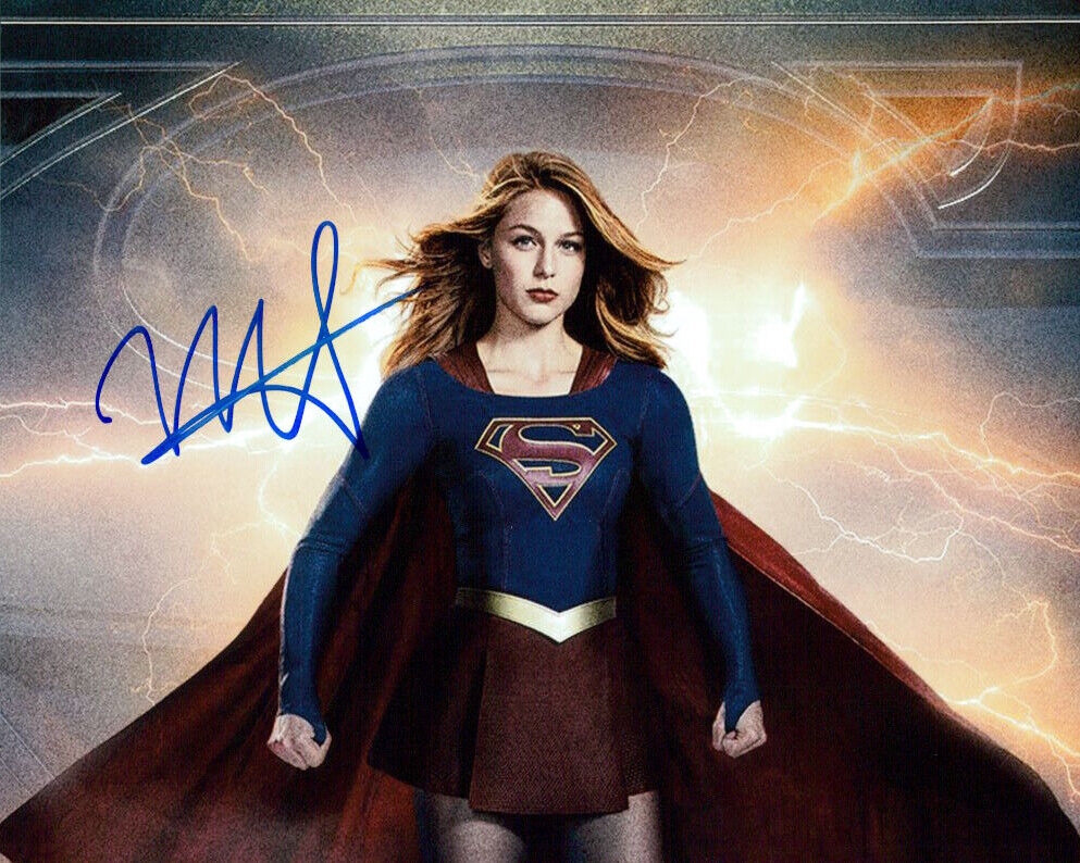 Melissa Benoist (Supergirl) signed 8x10 Photo Poster painting