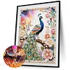 Diamond Painting-DIY Special Shaped Drill Pearl Painting Peacock(30x40cm)