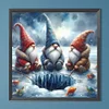 Diamond Painting-DIY Full Round Drill Fishing Gnome