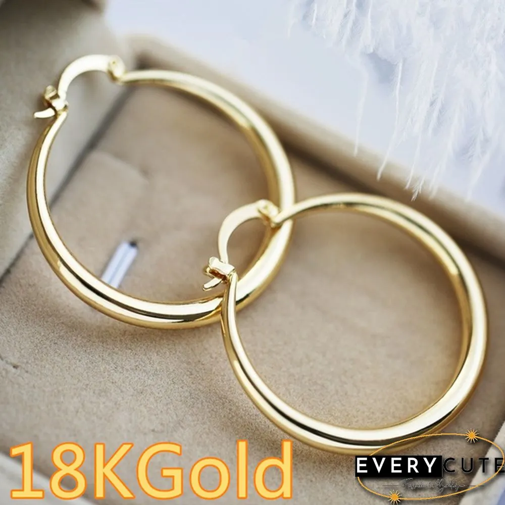Exquisite Fashion 925 Silver 18K Gold Earrings Party Princess Engagement Wedding Christmas