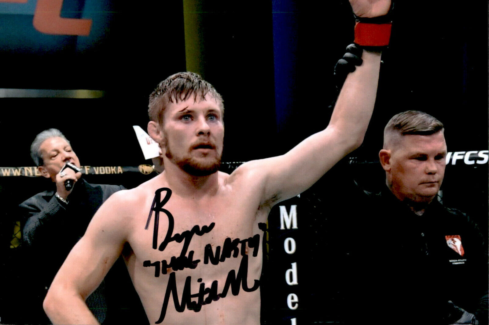 Bryce Thug Nasty Mitchell SIGNED 4x6 Photo Poster painting UFC ULTIMATE FIGHTING CHAMPIONSHIP