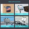 Car Phone Holder Anti-Slip Aluminum Drill Base Phone Rack Dashboard Phone Stand