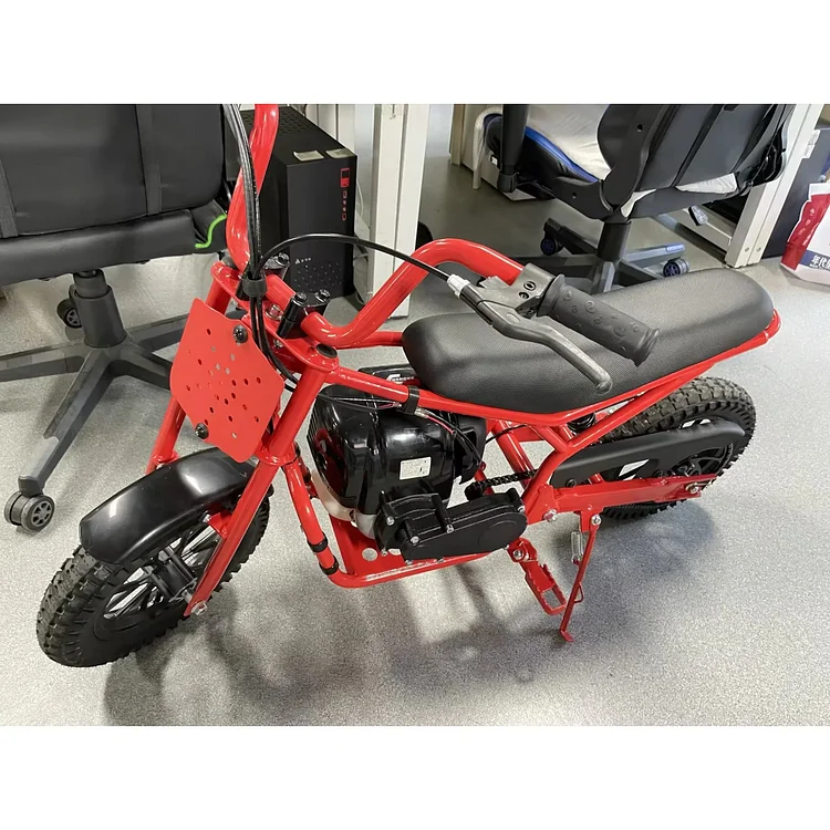 Oryxearth Mini Bike for Boys Girls, 40CC Trail Off-Road Dirt Bike Gas-Powered 4-Stroke Kids Ride-On