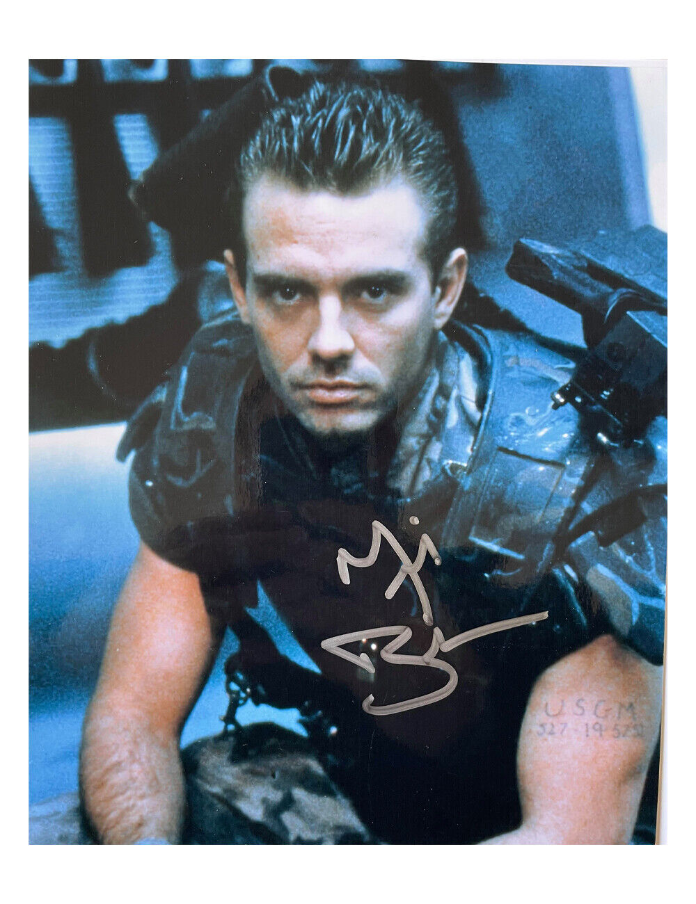 8x10 Aliens Print Signed by Michael Biehn 100% Authentic With COA