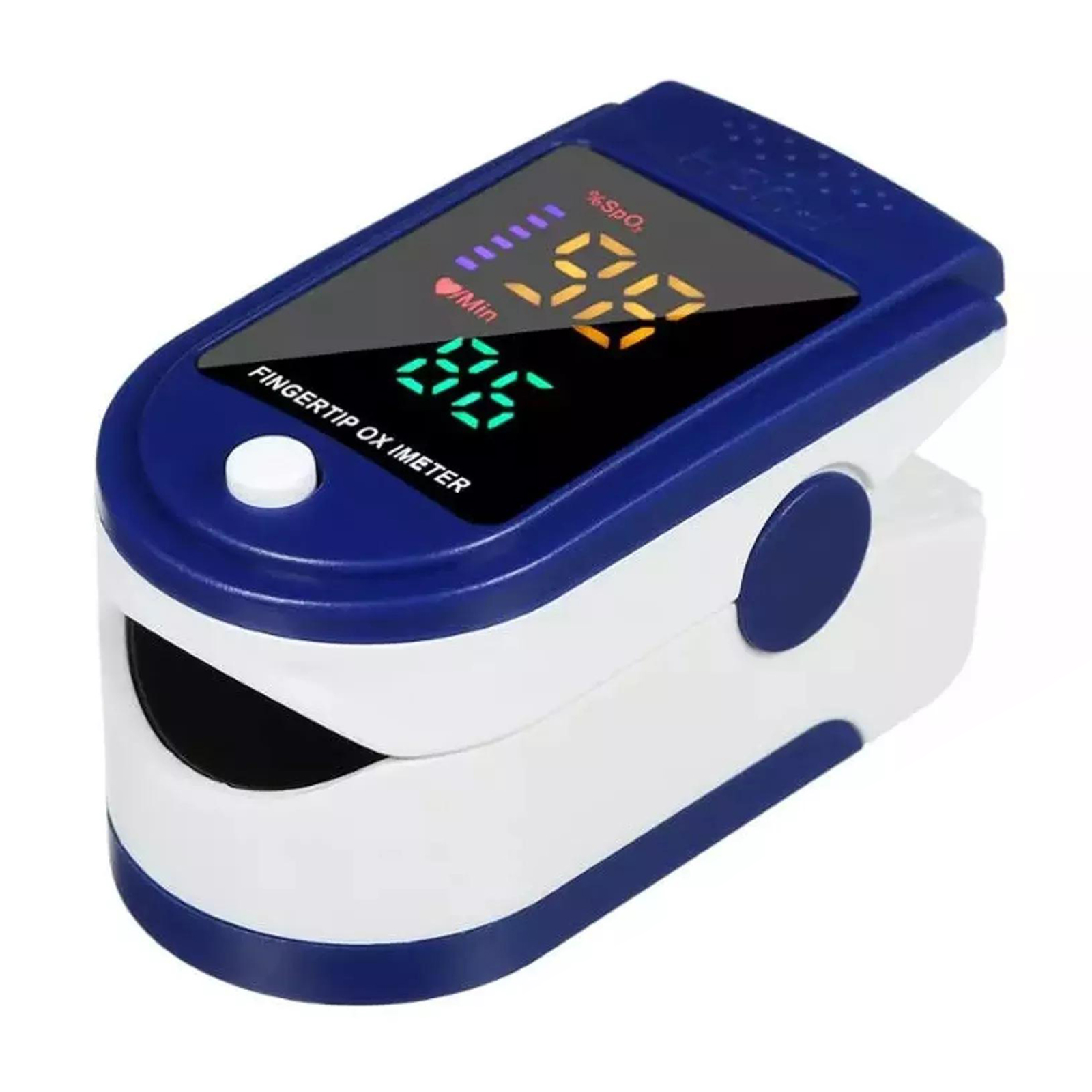 

Fingertip Pulse Oximeter Blood Oxygen O2 Saturation Monitor with Batteries, 501 Original