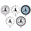 British Comedy Inspired Ministry of Silly Walk Wall Clock Silent Mute Clock