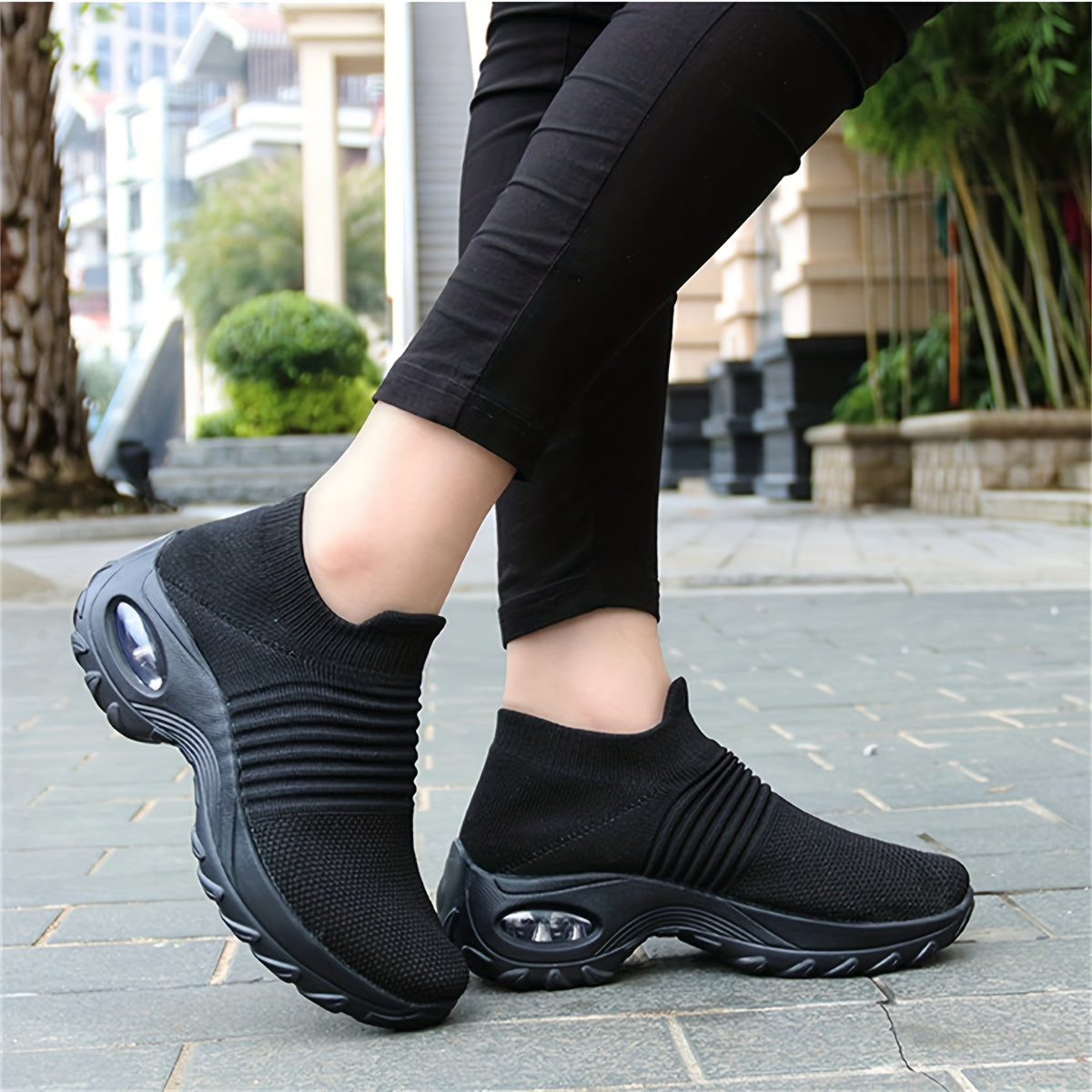Breathable Plaid Mesh Sneakers - Lightweight, Cushioned, Non-Slip, Wear-Resistant, All-Season Shoes for Normal Pronation - Fabric Insole, PU Sole, Versatile Casual Running Shoes