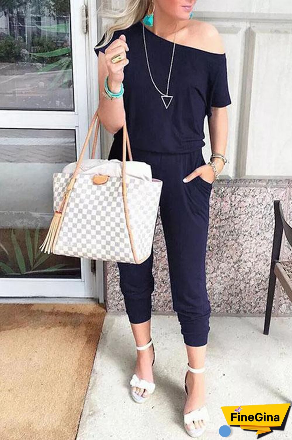 Casual Loose One-piece Jumpsuit