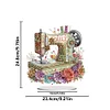 Acrylic Flower Sewing Machine - 5D DIY Craft Ornament