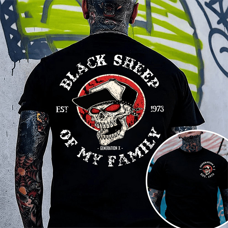 Custom Black Sheep Of My Family Shirt, Unisex Hoodie, Custom Year Of Birth Sweatshirt,T-shirt For Genxers