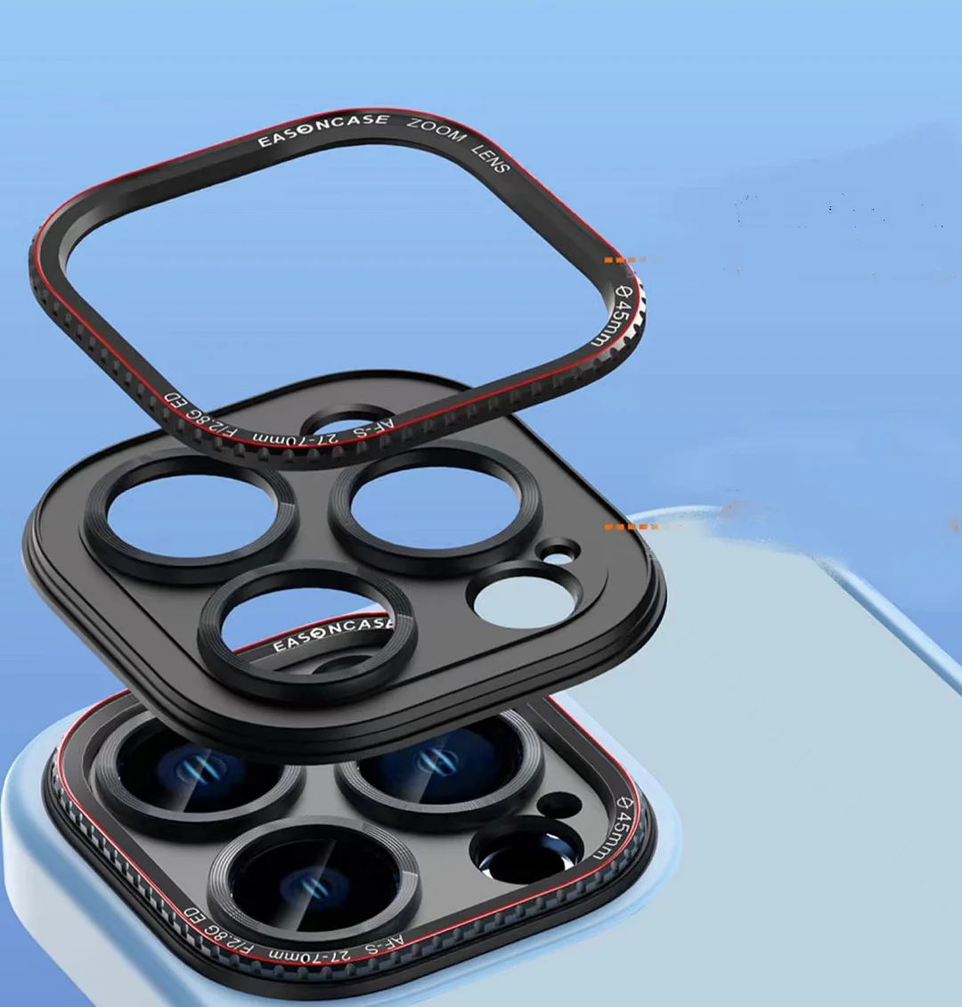 Applicable To iPhone 13/14 Series Aluminum Alloy Lens Ring Mobile Phone Case