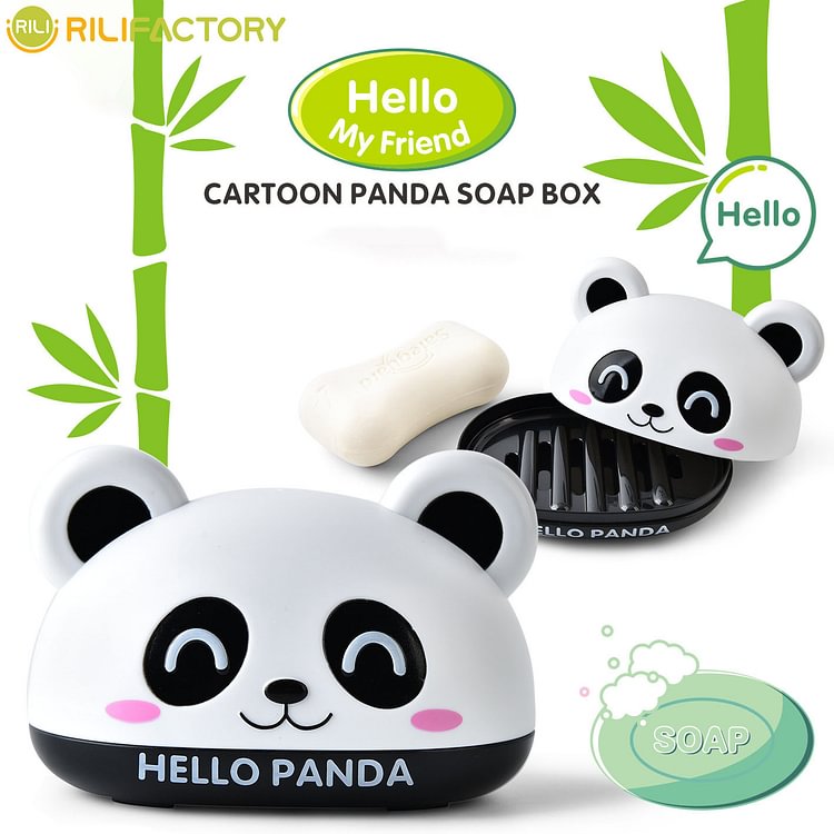 Cartoon Panda Soap Box Rilifactory