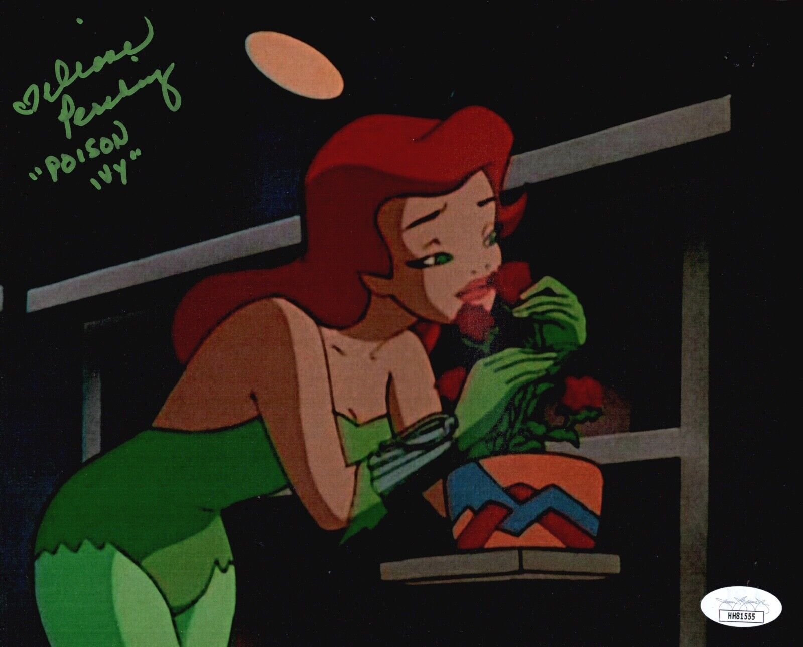 DIANE PERSHING Batman Animated Series Signed 8x10 Poison Ivy Photo Poster painting JSA COA Cert