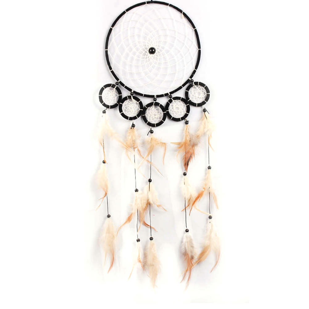 

Feather Dream Catcher Weaving Wind Chime DIY Handmade Bedroom Pendant Craft, 501 Original