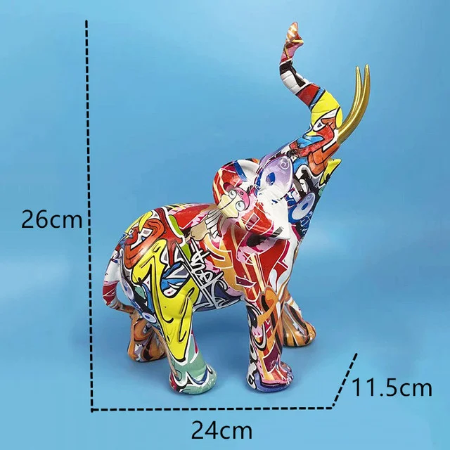 Elephant Decor Statues For Living Room