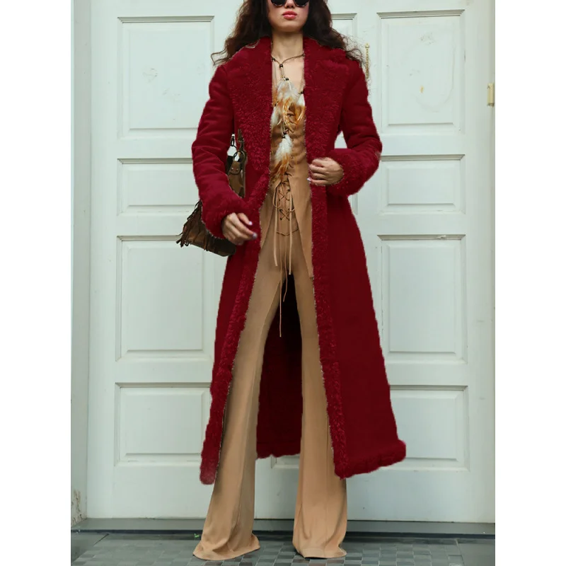 Nigikala Nigikala Autumn And Winter Thick Women's Coat Wish Lengths Warm Coat Large Anti-Freeze Cotton Jacket