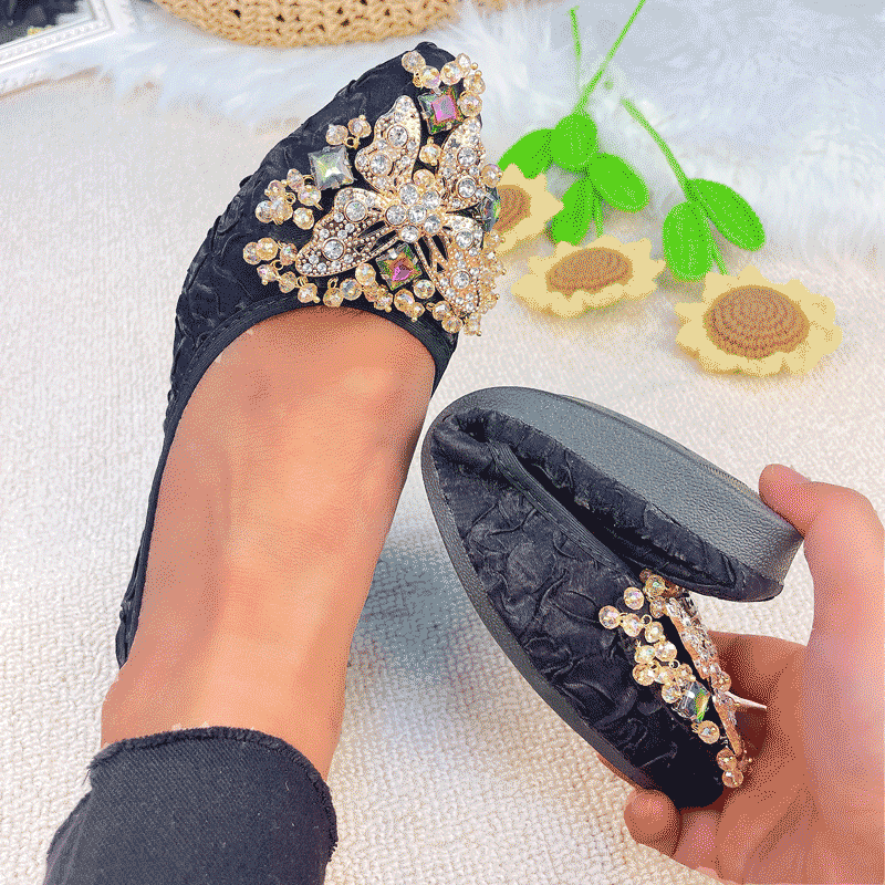 Comfortable Luxury Women's Shoes Pointed Toe Flat