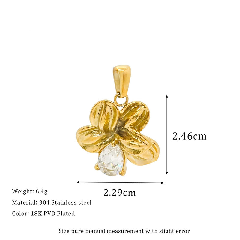 1 Piece 304 Stainless Steel Geometric Pendant Jewelry Accessories