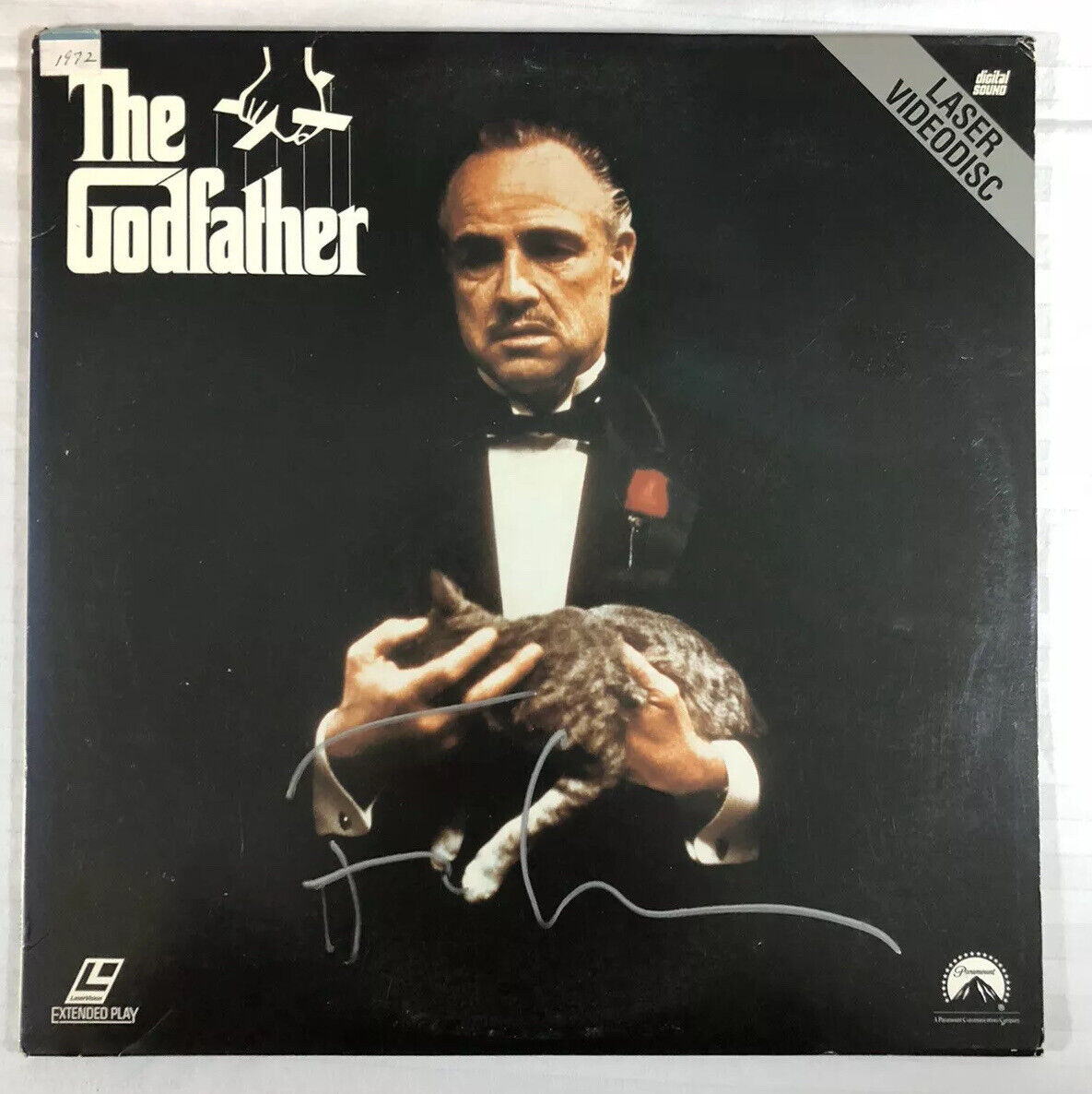 FRANCIS FORD COPPOLA HAND SIGNED VINYL THE GODFATHER AUTHENTIC AUTOGRAPHED