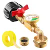 Propane Tank Gauge Gas Pressure Regulator for Barbecues Motorhome Camping Heater