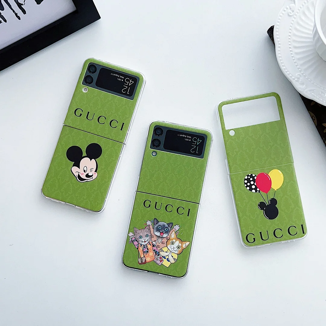 Retro Green Cartoon Case for Samsung Galaxy Z Flip