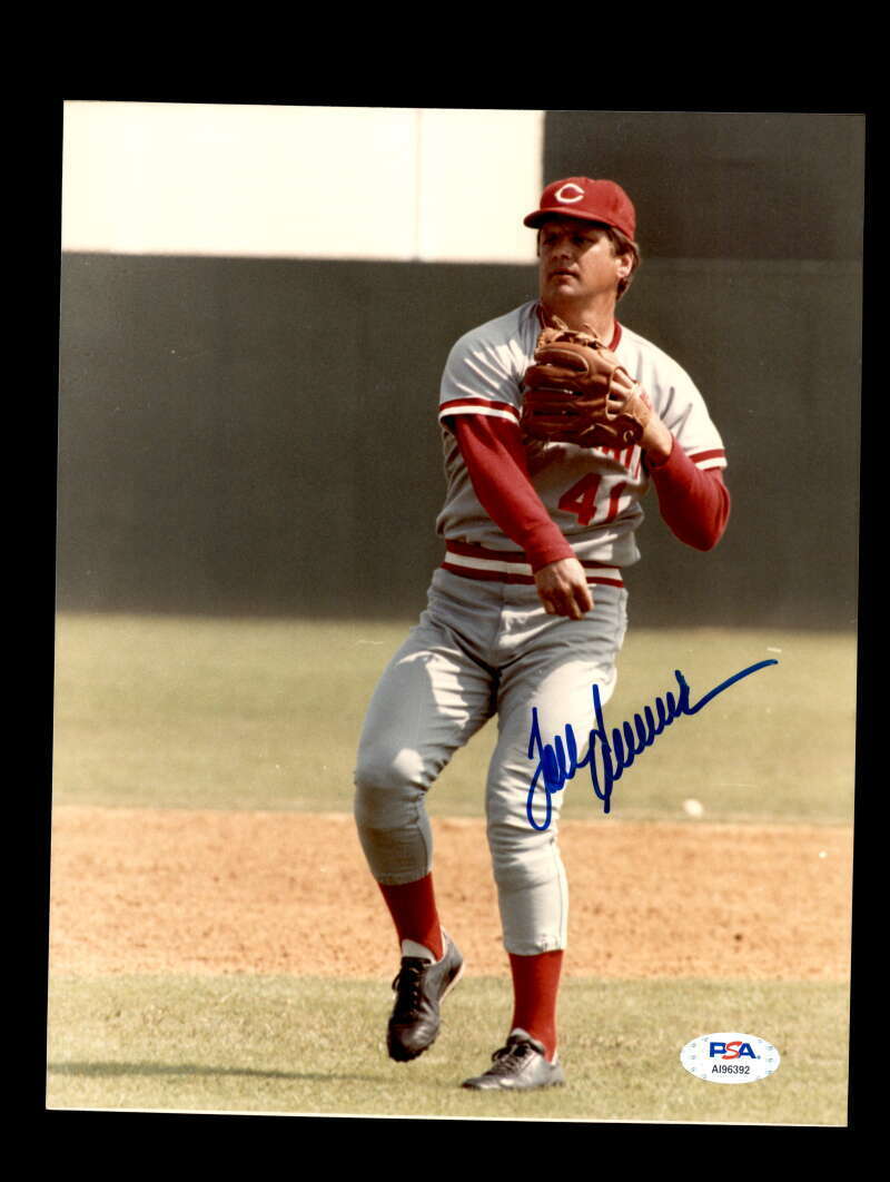 Tom Seaver PSA DNA Coa Signed 8x10 Reds Photo Poster painting Autograph