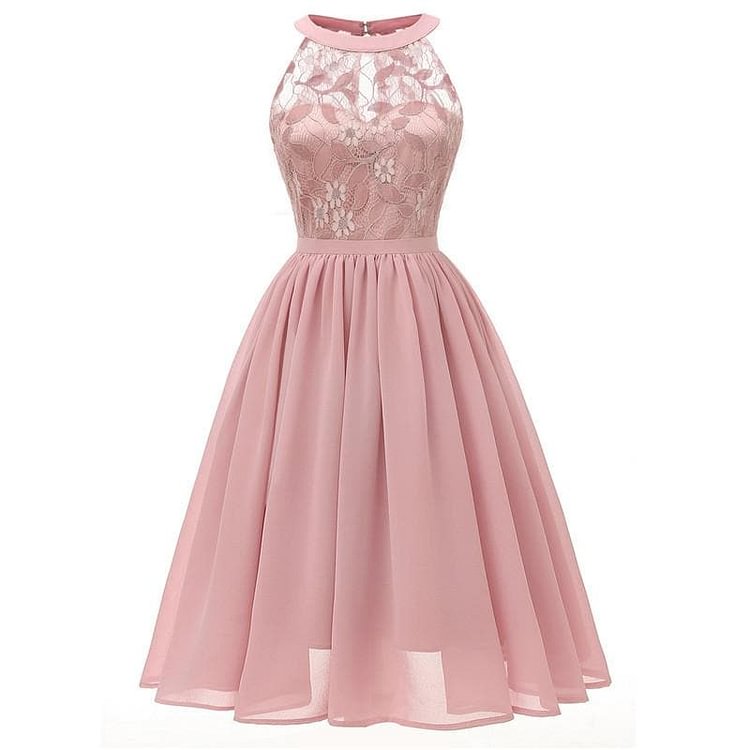 Floral Lace Swing Dress SP13858
