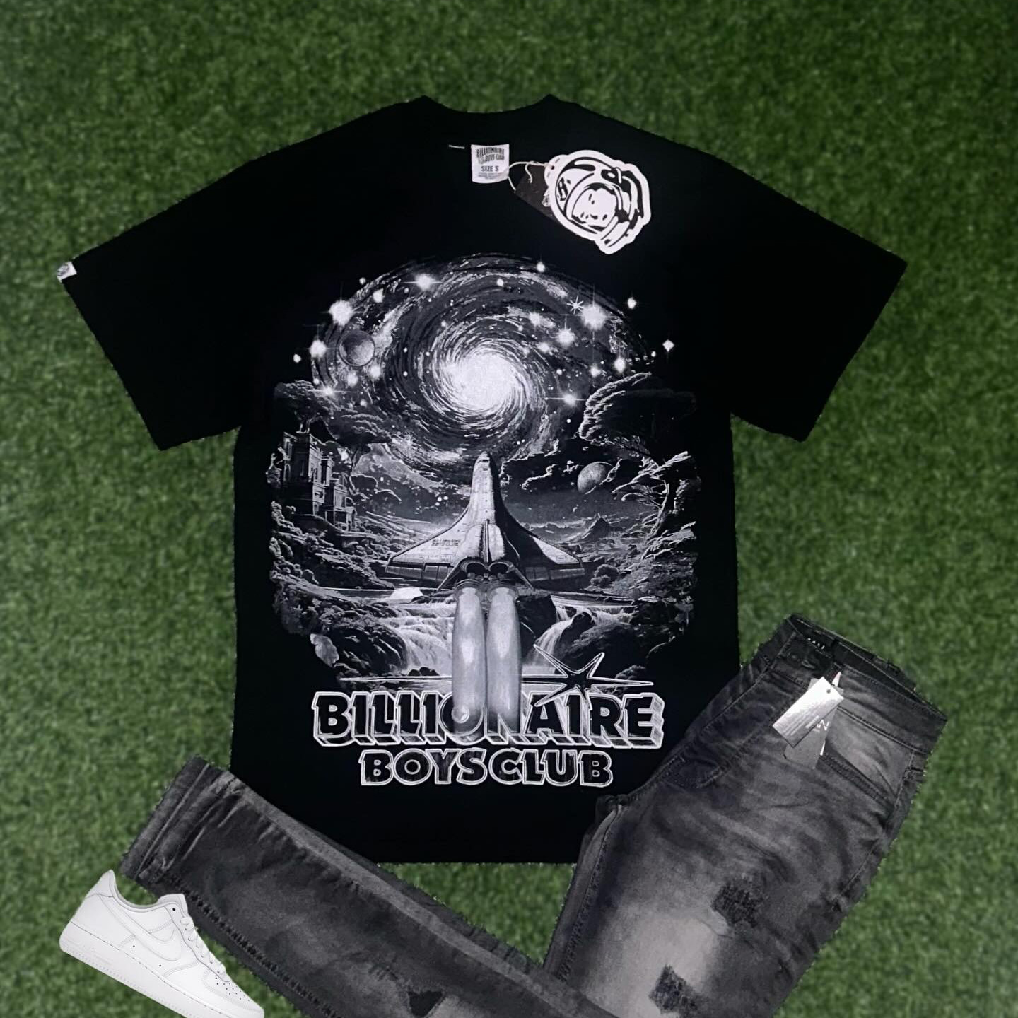 Billionaire Boys Club Spaceship Cotton Short Sleeve T-Shirt