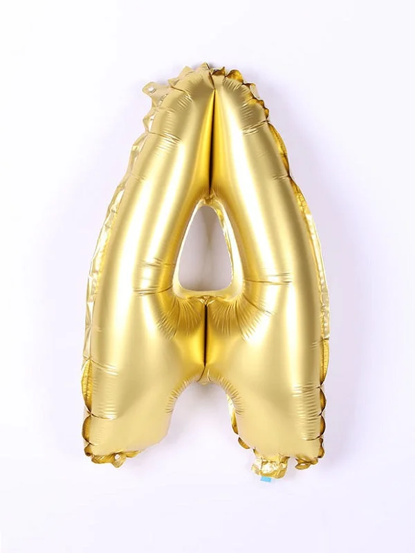 Gold Letter Shaped Balloon Party Decorations-elleschic