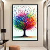 Colorful Musical Note Tree-11CT Stamped Cross Stitch 40*60cm/15.75*23.62in tapestrymarket