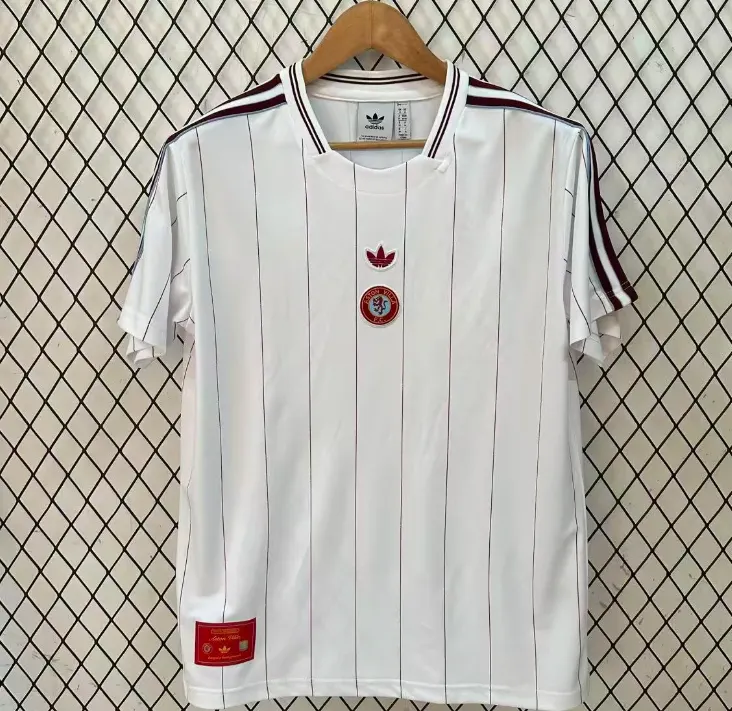 2025-26 Aston Villa Retro Jersey - Fan Edition