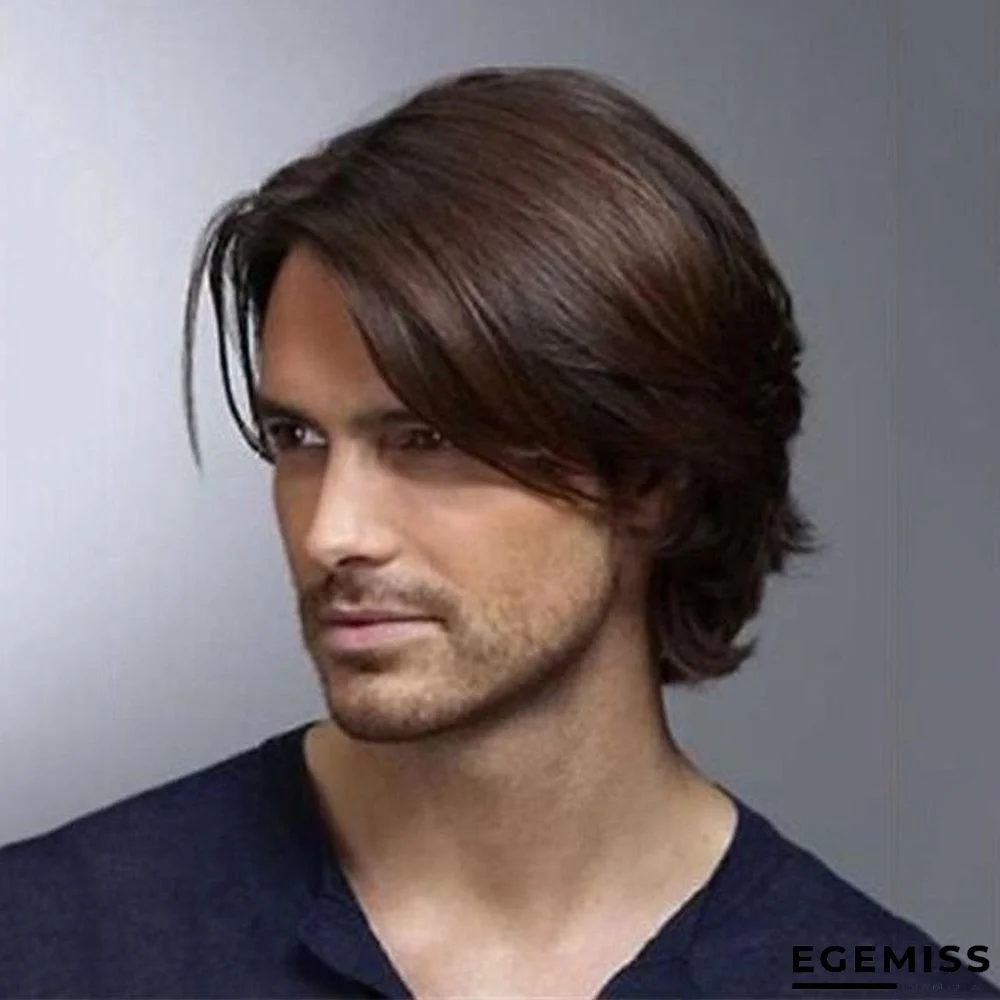 Men's Short Hair Sets of Chemical Fiber Wigs Rose Net | EGEMISS