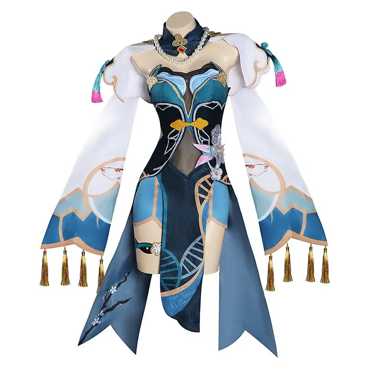 Honkai: Star Rail 2023 Ruan Mel  Blue Dress Outfits Cosplay Costume Halloween Carnival Suit