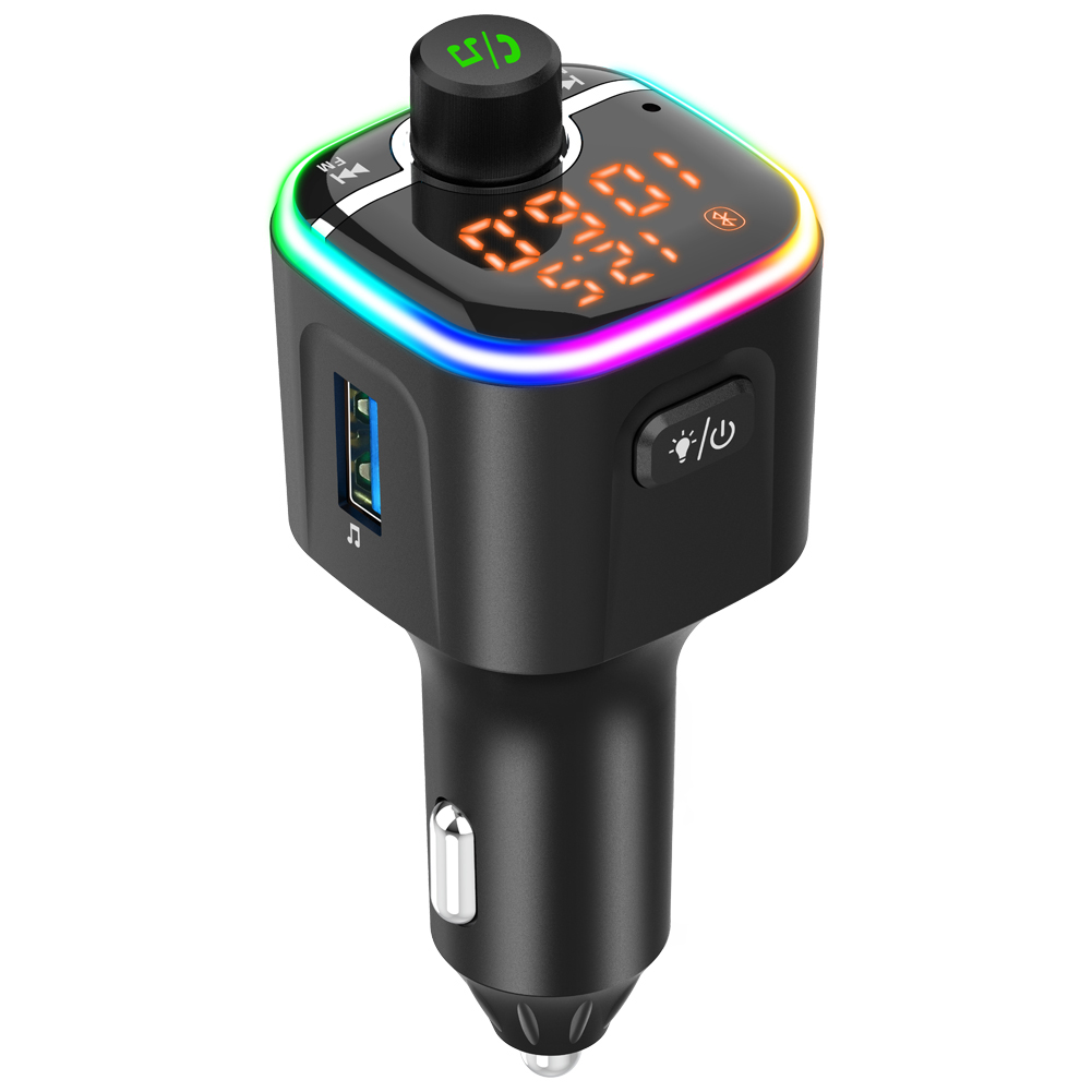 

BC68 Car QC3.0 PD USB Charger Bluetooth FM Transmitter Handsfree MP3 Player, 501 Original